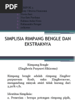 Farmakognosi Rimpang Bengle