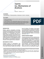 Anticoagulants: Pharmacokinetics, Mechanisms of Action, and Indications