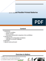 Zinc Based Flexible Printed Batteries