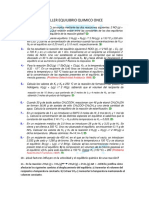 Taller Equilibrio Quimico Once PDF