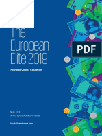 The European Elite 2019: Football Clubs' Valuation