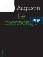 Le Mensonge, Saint Augustin