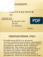 Phenylketonur IA: Done by
