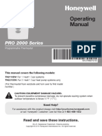 Operating Manual: PRO 2000 Series