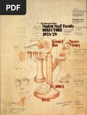 University of Iowa Student, and Staff Directory 1978-1979 | PDF | Telephone Numbering Plan Telephone