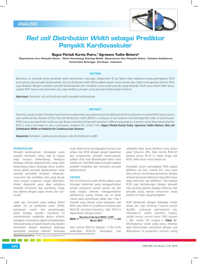 Analisis-Red Cell Distribution Width Sebagai Prediktor Penyakit ...