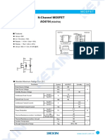 SMD Type Mosfet: N-Channel MOSFET AO4704