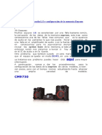 Reset en Equipos de Audio LG y Configuración de La Memoria Eeprom