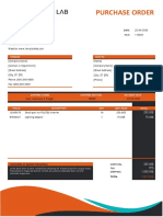 Purchase Order Template 01