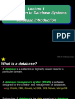 Introduction To Database Systems Database Introduction