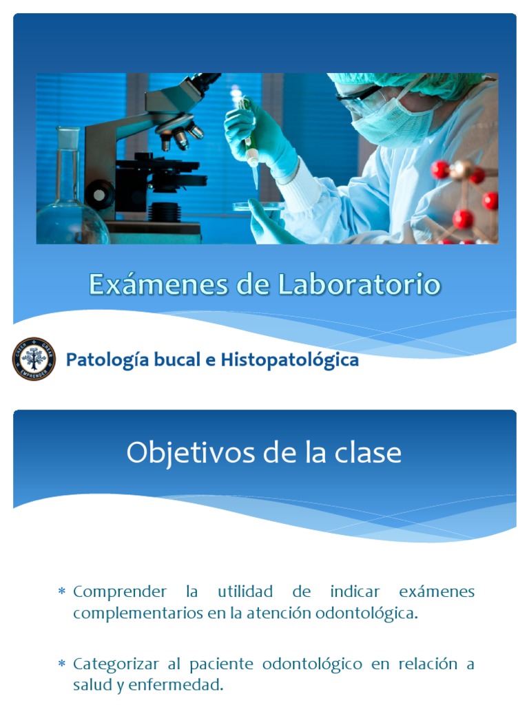 Exámenes de Laboratorio en Odontología | PDF | Transaminasa | Coagulación
