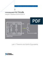 Lab Manual: Introduction To Circuits: Lab 4: Thevenin and Norton Equivalents