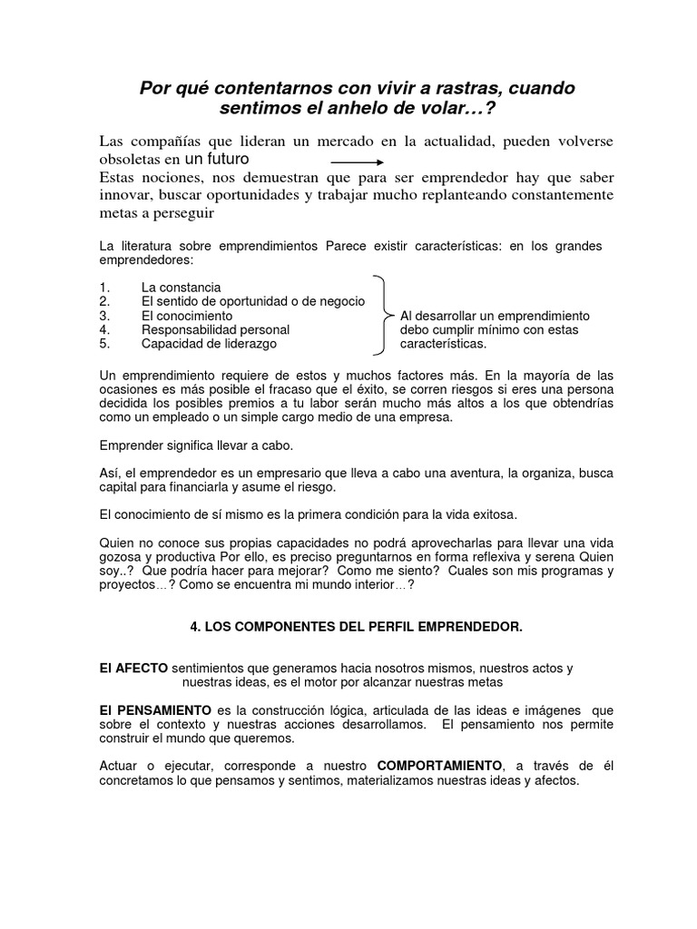 Claves del Emprendimiento Exitoso | PDF | Iniciativa empresarial | Business