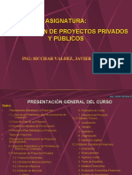 Formulación de proyectos privados y públicos