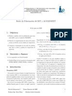 Redes de Polarizacion Del BJT PDF