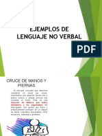 Ejemplos de Lenguaje No Verbal