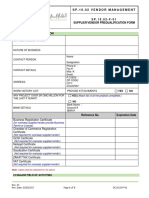 SP.10.02-F-01 Vendor Prequalification Form