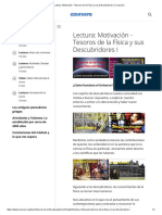 Lectura - Motivación - Tesoros de La Física y Sus Descubridores I - Coursera PDF