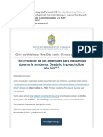 Invitación Re-Evolución de los materiales para mascarillas durante la pandemia. Desde lo imprescindible a lo fútil.pdf