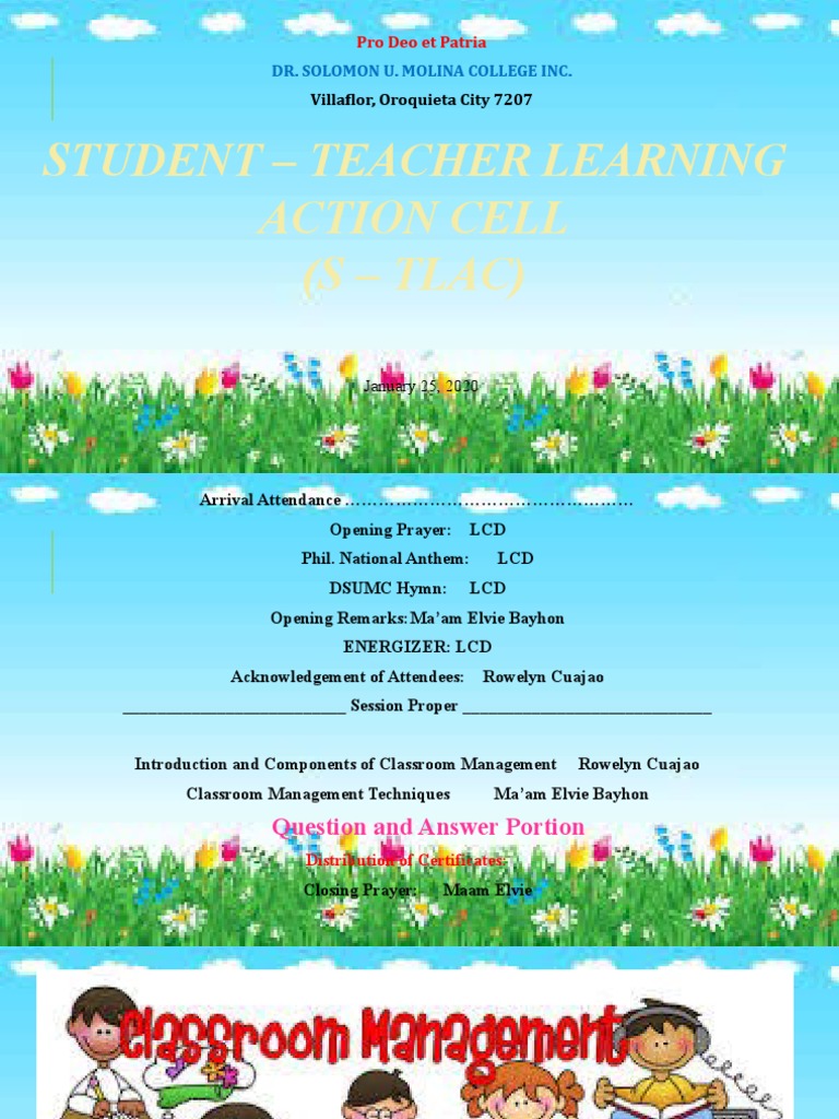 Classroom Management Lac Session Pdf Classroom Management Teachers