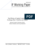 Frenkel Nickel Schmidt Stadtmann. The Effects of Capital Controls on Exchange Reate Volatility and Output - IMF wp1187_1101
