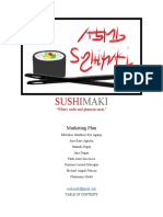 Sushi: Marketing Plan