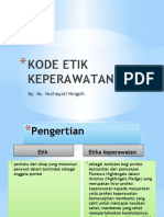 KODE ETIK KEPERAWATAN