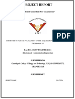 Remote-controlled Door Lock System Project Report