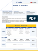 Planificador de La 4 Semana PDF