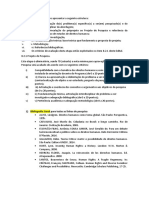 O Projeto de Pesquisa Deve Apresentar A Seguinte Estrutura