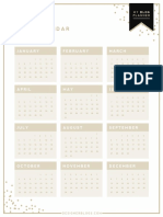 Blank 2020 Calendar To Fill in