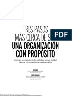 Tres Pasos Más Cerca de Ser Una Organización Con Propósito