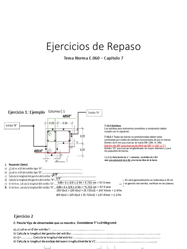 Ejercicios Repaso Cap 7 E.070 PDF | PDF | Enseñanza de matemática