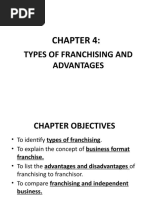 Types of Franchising and Advantages