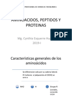 AMINOÁCIDOS, PEPTIDOS Y PROTEINAS.2019