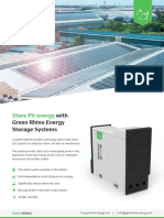 Store PV Energy: With Green Rhino Energy Storage Systems