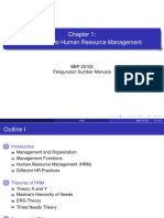 Introduction To Human Resource Management: BBP 20102 Pengurusan Sumber Manusia