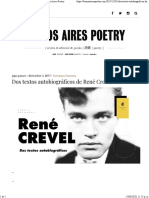 Textos autobiográficos René Crevel