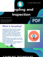 Sampling and Inspection