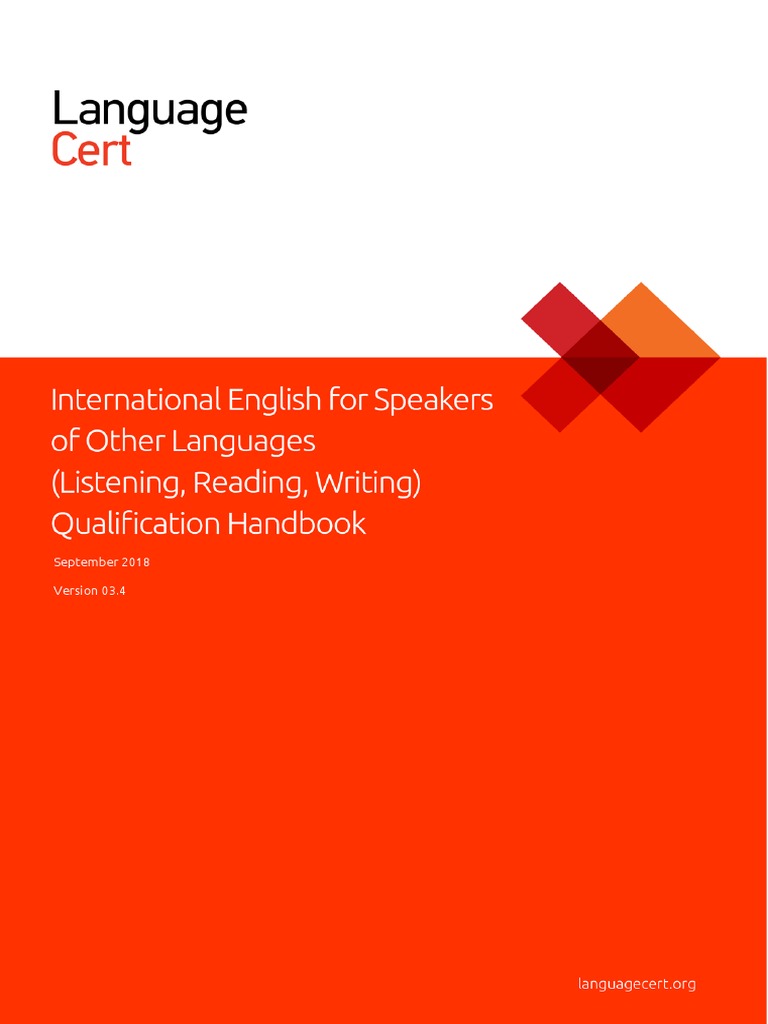 IESOL Written Qualification | PDF | English As A Second Or Foreign ...