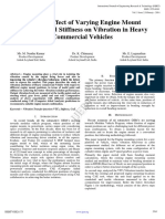 Study of Effect of Varying Engine Mount Locations and Stiffness On Vibration in Heavy Commercial Vehicles IJERTV3IS21173