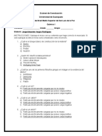 Examen de Coevaluación - Geometría - Segundo Parcial