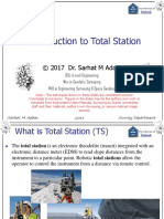 2nd Semster - Lec04 - Introduction To Total Station PDF