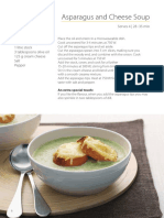 Asparagus and Cheese Soup
