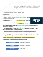 Textul Argumentativ