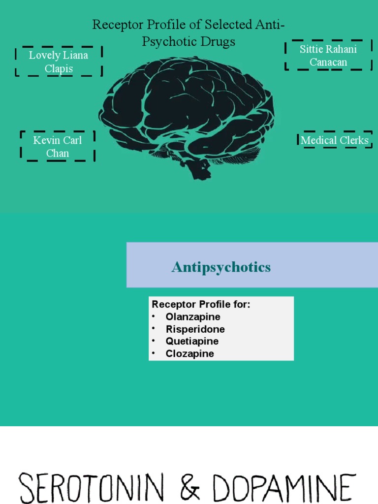 Receptor Profile Edited | PDF | Clozapine | Antipsychotic