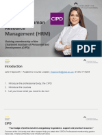 OPEN EVENT CIPD HR Course Group JANUARY 2020 JH Version