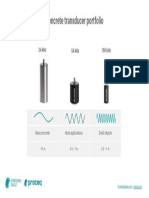 Proceq Concrete Transducer Portfolio