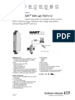 Itemp Hart DIN Rail TMT112: Technical Information