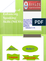 Methods of Enhancing Speaking Skills